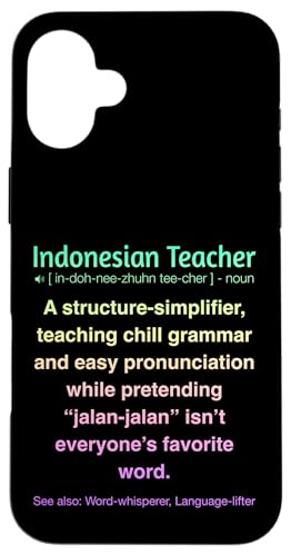Indonesischer Lehrer Hülle für iPhone 16 Plus von Indonesian Teacher Gifts & Tees