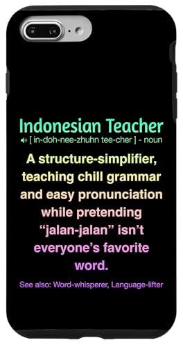 Indonesischer Lehrer Hülle für iPhone 7 Plus/8 Plus von Indonesian Teacher Gifts & Tees