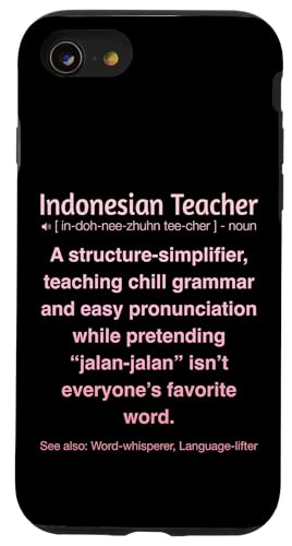 Indonesischer Lehrer Hülle für iPhone SE (2020) / 7 / 8 von Indonesian Teacher Gifts & Tees