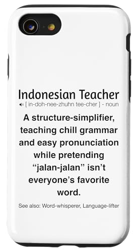 Indonesischer Lehrer Hülle für iPhone SE (2020) / 7 / 8 von Indonesian Teacher Gifts & Tees