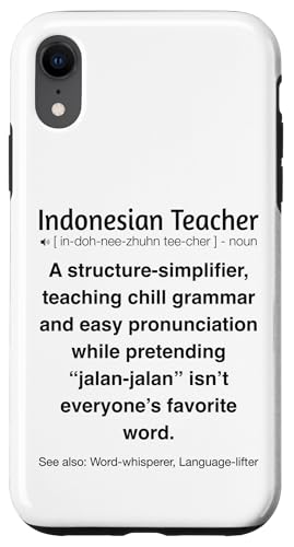 Indonesischer Lehrer Hülle für iPhone XR von Indonesian Teacher Gifts & Tees