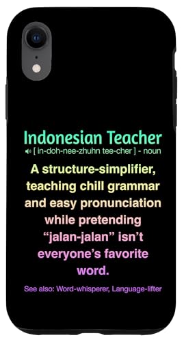 Indonesischer Lehrer Hülle für iPhone XR von Indonesian Teacher Gifts & Tees