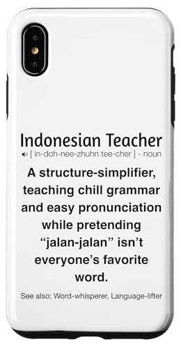 Indonesischer Lehrer Hülle für iPhone XS Max von Indonesian Teacher Gifts & Tees
