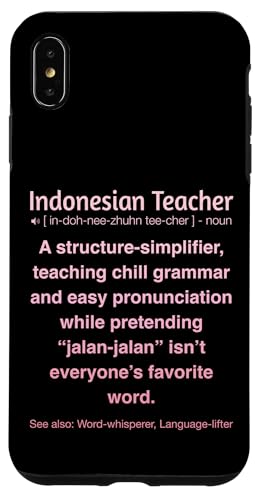 Indonesischer Lehrer Hülle für iPhone XS Max von Indonesian Teacher Gifts & Tees