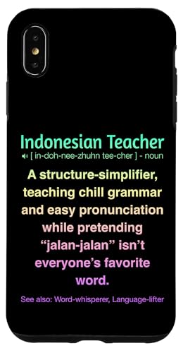 Indonesischer Lehrer Hülle für iPhone XS Max von Indonesian Teacher Gifts & Tees