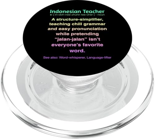 Indonesischer Lehrer PopSockets PopGrip für MagSafe von Indonesian Teacher Gifts & Tees