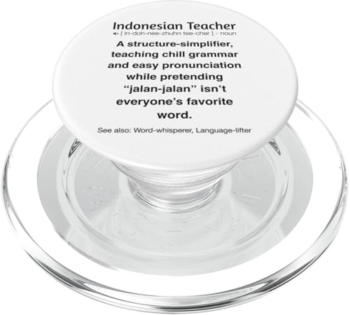 Indonesischer Lehrer PopSockets PopGrip für MagSafe von Indonesian Teacher Gifts & Tees