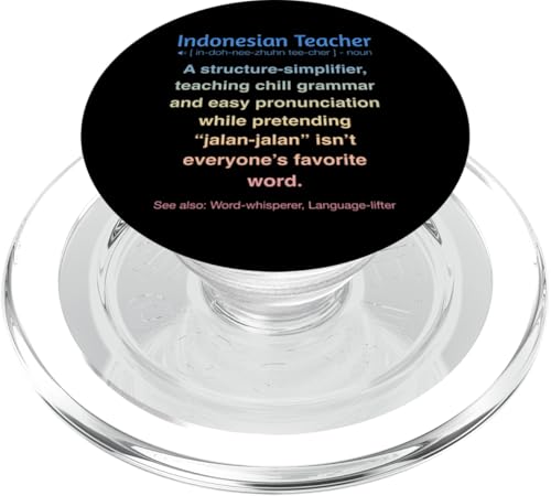 Indonesischer Lehrer PopSockets PopGrip für MagSafe von Indonesian Teacher Gifts & Tees