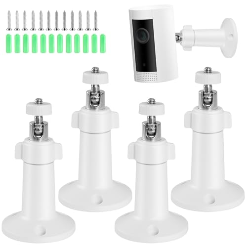 Indrnif 4 Stück Wandhalterung für Ring Kamera,Adjustment Wandhalterung,Kompatibel mit Stick Up Cam/Pro Arlo Pro 4 Arlo Pro 3 Arlo Pro 2 Arlo Ultra 2 Arlo Ultra 1/4 Schraube Kamera-Wandhalterungen Indrnif 4 Stück Wandhalterung für Ring Kamera,Adjustment Wandhalterung,Kompatibel mit Stick Up Cam/Pro Arlo Pro 4 Arlo Pro 3 Arlo Pro 2 Arlo Ultra 2 Arlo Ultra 1/4 Schraube Kamera-Wandhalterungen von Indrnif