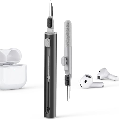 1 Packung: Reinigungsset für Airpods 4 Hülle 2024, Reinigungsset in Stiftform mit weicher Bürste, Beflockungsschwamm, Werkzeug für Bluetooth-Kopfhörer, Ladehülle, Telefon, Kamera und Computer 1 Packung: Reinigungsset für Airpods 4 Hülle 2024, Reinigungsset in Stiftform mit weicher Bürste, Beflockungsschwamm, Werkzeug für Bluetooth-Kopfhörer, Ladehülle, Telefon, Kamera und Computer von Inesore