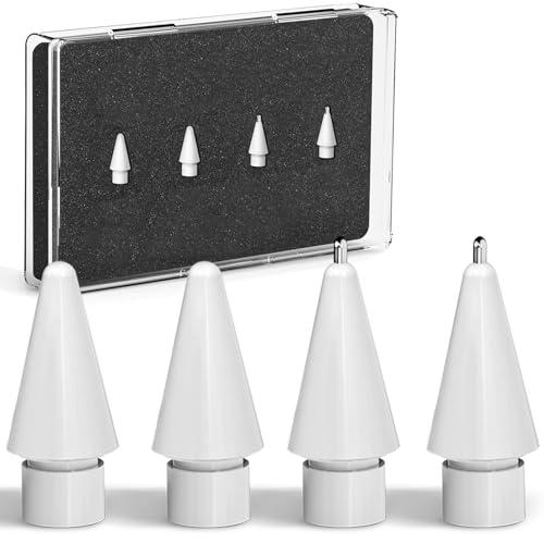 Inesore 4er-Pack Ersatzspitzen für Pencil 2. und 1. Generation - Kompatibel Mit iPad Pro Inesore 4er-Pack Ersatzspitzen für Pencil 2. und 1. Generation - Kompatibel Mit iPad Pro von Inesore