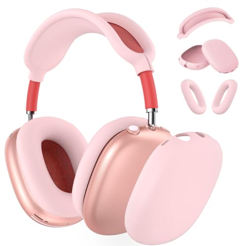 Inesore Compatible with Airpods Max Headphones Case,Anti-Scratch Ear Pad Case Cover/Ear Cups Cover/Headband Cover for AirPods Max,Accessories Soft Silicone Skin Protector for Apple AirPods Max von Inesore