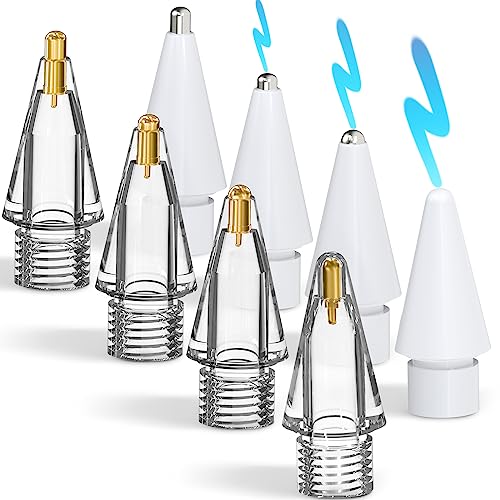 Inesore 8 Pack for Apple Pencil Tips, Upgraded Replacement Pencil Tips for Apple Pencil 2nd Generation, Personalised Clear Nib Compatible with Apple Pencil 2nd Generation iPad Pro Inesore 8 Pack for Apple Pencil Tips, Upgraded Replacement Pencil Tips for Apple Pencil 2nd Generation, Personalised Clear Nib Compatible with Apple Pencil 2nd Generation iPad Pro von Inesore