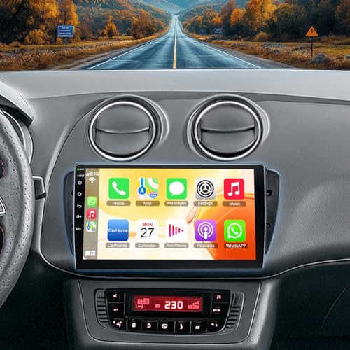 Upgrade Autoradio für Seat IBIZA 6j IV 2009-2014 mit Wireless Carplay & Android Auto, 4+64GB Android 13 IBIZA Bildschirm mit Sprachsteuerung Bluetooth 5.2 FM SWC DSP EQ GPS Backup Kamera WiFi Upgrade Autoradio für Seat IBIZA 6j IV 2009-2014 mit Wireless Carplay & Android Auto, 4+64GB Android 13 IBIZA Bildschirm mit Sprachsteuerung Bluetooth 5.2 FM SWC DSP EQ GPS Backup Kamera WiFi von Inexaccessories