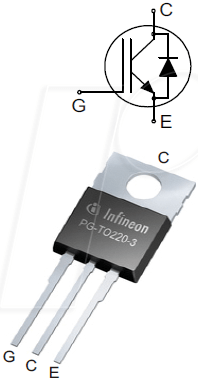 IKP15N65F5 - IGBT-Transistor, N-CH, 650V, 30A, 105W, TO-220 von Infineon