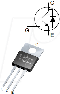 IKP30N65H5 - IGBT-Transistor, N-Kanal, 650 V, 55 A, 188W, TO-220 von Infineon