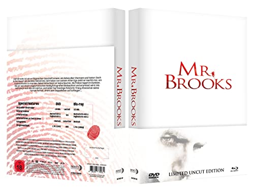 Mr. Brooks - Der Mörder in Dir - Mediabook UNCUT - Limitiert auf 333 Stück - Wattiertes Cover (+ DVD) [Blu-ray] von Infinity Pictures