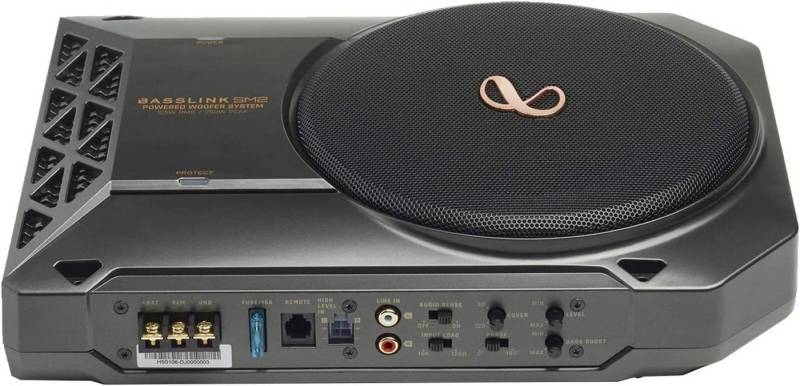 Infinity BASSLINK SM2 200mm Aktivbass inkl. Endstufe Untersitz Auto-Subwoofer (max.: W cm) von Infinity