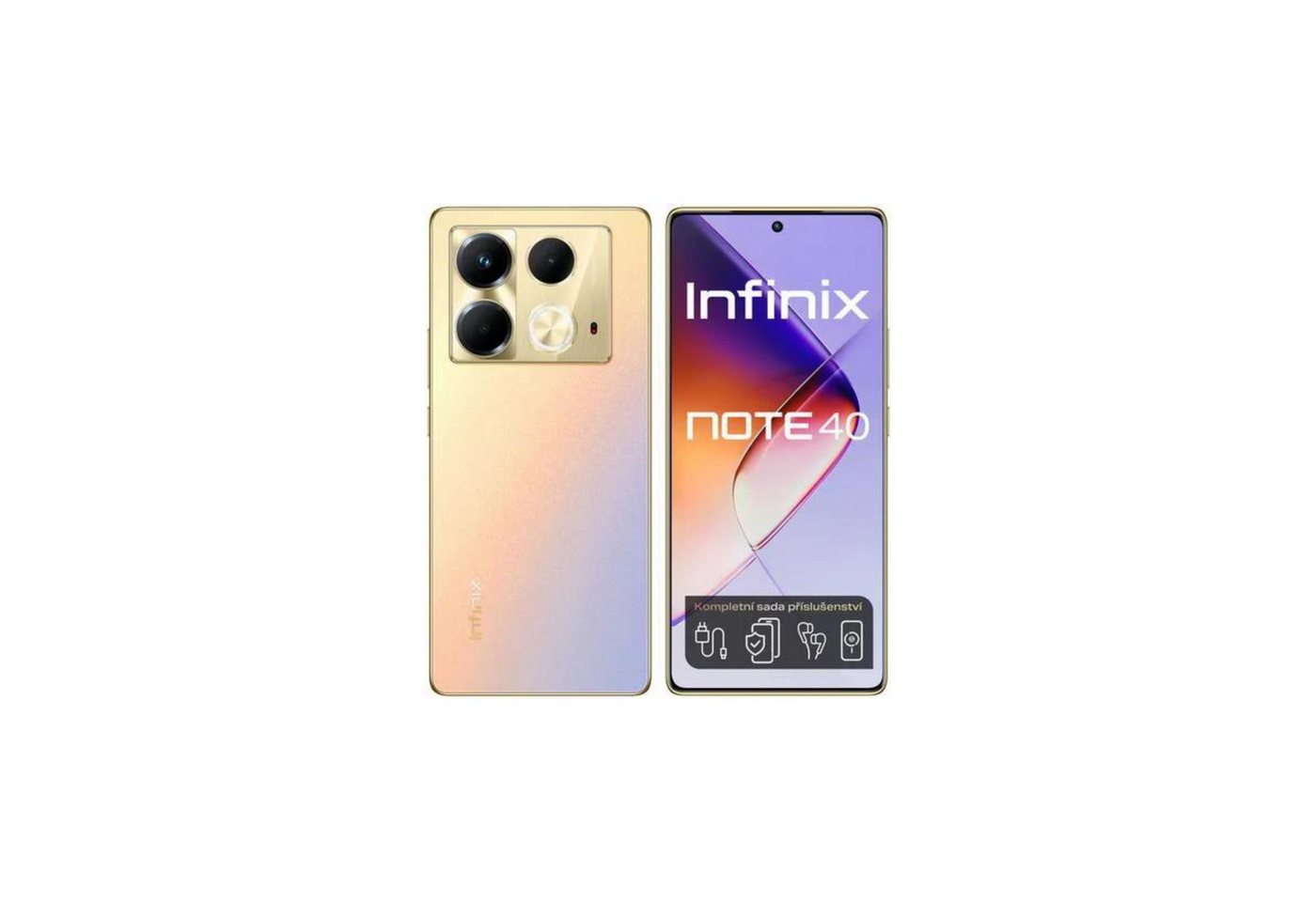 Infinix Note 40 8GB/256GB, AMOLED, GPS, NFC, IP54 Smartphone (6,78 Zoll, 256 GB Speicherplatz, 6,78 AMOLED Display, JBL Boxen, Gesichtserkennung)" von Infinix