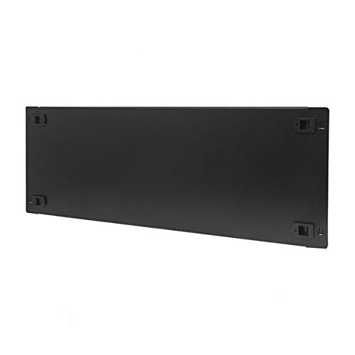 INFITRONIC - INSIRB114STL – 19 Zoll Stahl Rackblende Blindplatte U-Rackblende Blindabdeckung (Werkzeuglose Montage) (4 HE) von Infitronic