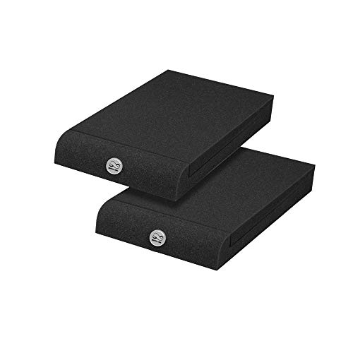 Infitronic - INSMA1730-2er-Pack Studio Monitor Absorberplatte Isolationspads schaumstoffe schwarz (170x300mm) von Infitronic