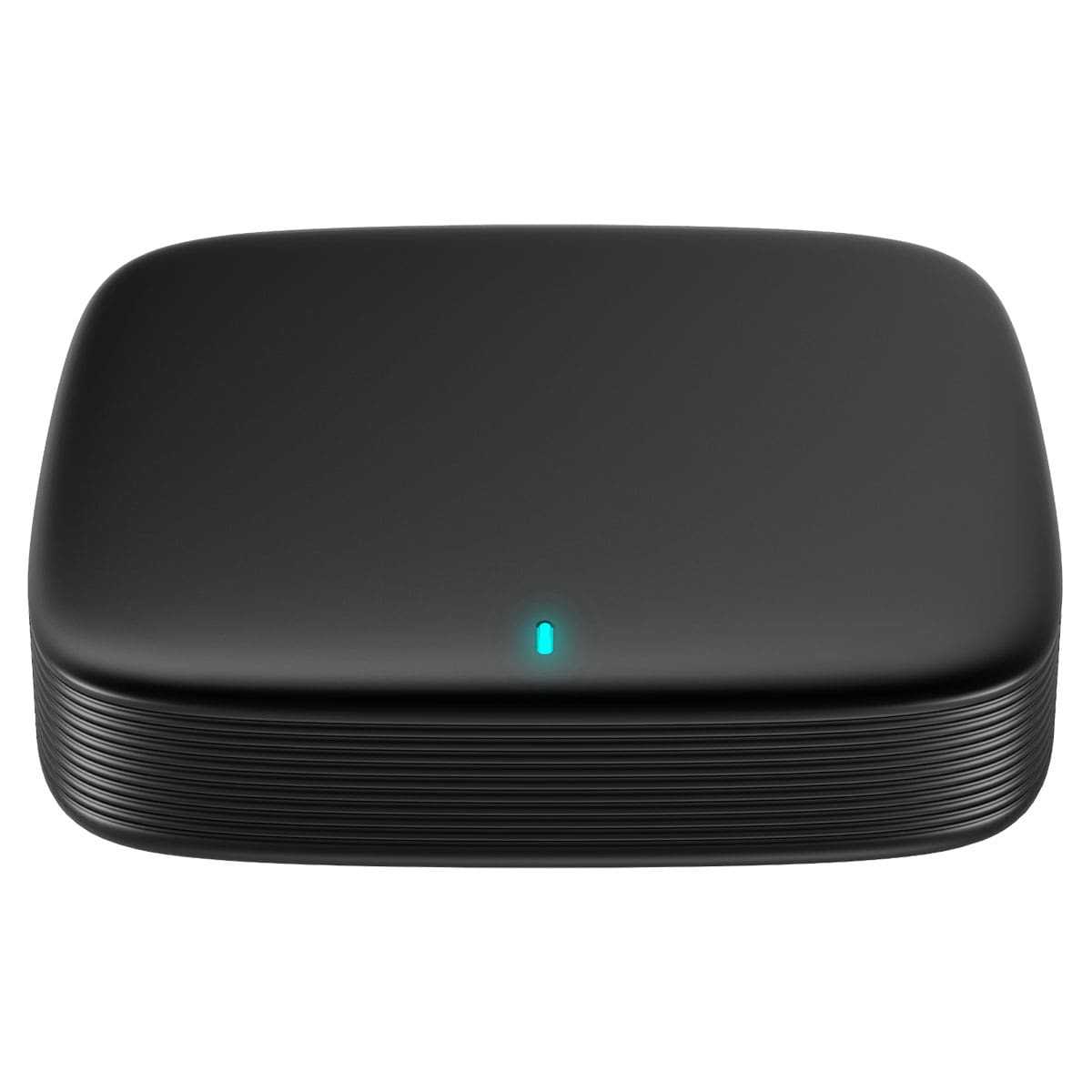 MAG 555 4K UHD Android 12 Google TV Mediaplayer Schwarz (HDR10+ Dolby Widevine Dual-WiFi LAN) von Infomir