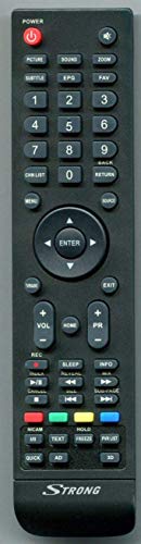 InfratexRC Fernbedienung für Strong TV SRT32HX4003, SRT40FX4003, SRT43FX4003 (Schwarz, Vorprogrammiert, 20 Tasten, Infrarot, 100m Reichweite) InfratexRC Fernbedienung für Strong TV SRT32HX4003, SRT40FX4003, SRT43FX4003 (Schwarz, Vorprogrammiert, 20 Tasten, Infrarot, 100m Reichweite) von InfratexRC