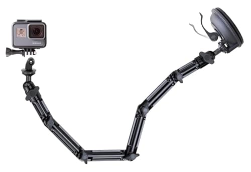 Infuu Holders 041-gp KFZ Halterung für GoPro Kamera lang Metall Aluminium Camcorder Saugnapf Saugstativ Fotostativ stabil von Infuu Holders