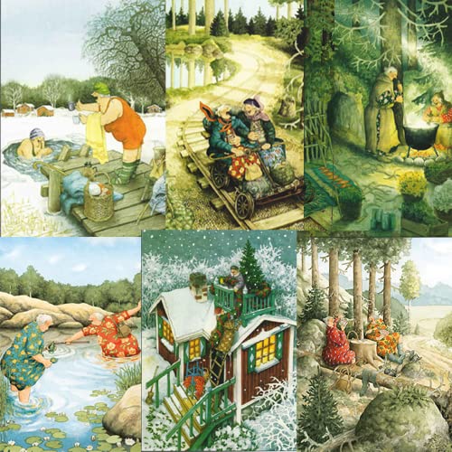 Inge Look Postkarten Set 10 (Jetzt 55-60) Größe: 10,5x15 cm, Set mit 6 Karten von Inge Löök