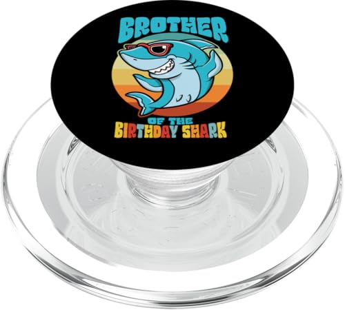 Bruder des Geburtstags Kid Shark Party Bro Family Matching PopSockets PopGrip für MagSafe Bruder des Geburtstags Kid Shark Party Bro Family Matching PopSockets PopGrip für MagSafe von Ingenius Geburtstag familienübergreifende Hemden