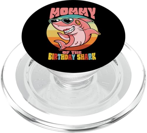 Mommy of the Birthday Kid Shark Party Mom Family Matching PopSockets PopGrip für MagSafe Mommy of the Birthday Kid Shark Party Mom Family Matching PopSockets PopGrip für MagSafe von Ingenius Geburtstag familienübergreifende Hemden