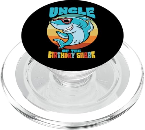 Onkel des Geburtstages Kid Shark Party Family Matching PopSockets PopGrip für MagSafe Onkel des Geburtstages Kid Shark Party Family Matching PopSockets PopGrip für MagSafe von Ingenius Geburtstag familienübergreifende Hemden