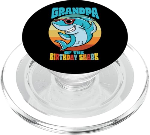 Opa des Geburtstagskind -Shark Party Family Matching PopSockets PopGrip für MagSafe Opa des Geburtstagskind -Shark Party Family Matching PopSockets PopGrip für MagSafe von Ingenius Geburtstag familienübergreifende Hemden