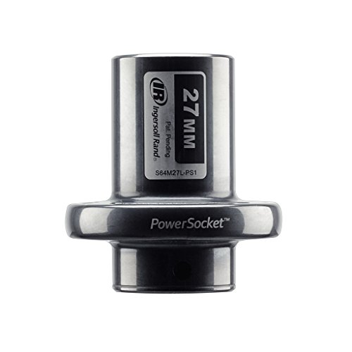 Ingersoll Rand Power Socket S64M27L-PS1 Leistungsstarker Steckschlüssel bis zu 50% mehr Drehmoment in Schwarz für Schlagwerkzeuge von Ingersoll-Rand