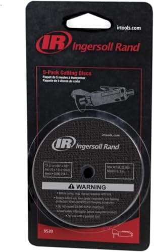 Ingersoll Rand 3" (75 mm) Schneidscheiben 9520 zur Holzbearbeitung, Trennscheiben für Winkelschleifer als Zubehör – 5 Ersatzscheiben von Ingersoll-Rand