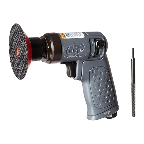 Ingersoll Rand Mini Schwingschleifer Set 3128KA, Druckluft Exzenterschleifer besonders klein und kompakt zum Schleifen und Polieren von Holz & Metall von Ingersoll-Rand