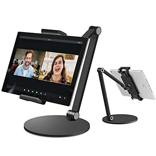 Inifispce Surface Pro Ständer, iPad Pro 12.9 Halterung, mehrere Winkel, Verstellbarer Tablet-Ständer für 11.9 cm,33 cm Bildschirme Microsoft Surface Pro Serie, Mini, Air und mehr (schwarz) von Inifispce