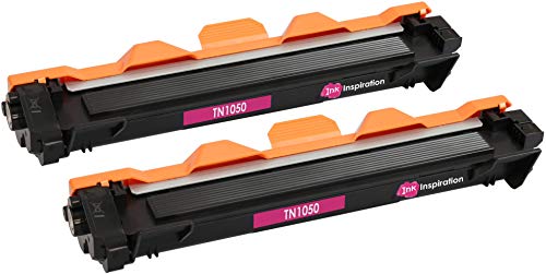 2 Premium Toner kompatibel für Brother TN1050 TN-1050 HL-1110 HL-1112 DCP-1510 DCP-1512 DCP-1610W DCP-1612W HL-1210W HL-1212W MFC-1810 MFC-1910W | 1.000 Seiten von Ink Inspiration