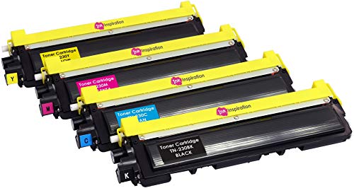 4er Set Premium Toner kompatibel für Brother TN230 DCP-9010CN HL-3040CN HL-3045CN HL-3070CW HL-3075CW MFC-9120CN MFC-9125CN MFC-9320CW MFC-9325CW | Schwarz 2.200 Seiten & Color je 1.400 Seiten 4er Set Premium Toner kompatibel für Brother TN230 DCP-9010CN HL-3040CN HL-3045CN HL-3070CW HL-3075CW MFC-9120CN MFC-9125CN MFC-9320CW MFC-9325CW | Schwarz 2.200 Seiten & Color je 1.400 Seiten von Ink Inspiration