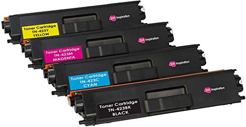 4er Set Premium Toner kompatibel für Brother TN423 HL-L8260CDW HL-L8360CDW MFC-L8690CDW MFC-L8900CDW DCP-L8410CDW DCP-L8410CDN | Schwarz 6.500 Seiten & Color je 4.000 Seiten von Ink Inspiration