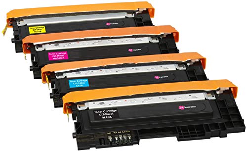 4er Set Premium Toner kompatibel für Samsung Xpress SL C410W C460FW C460W C467W CLP-360 CLP-365 CLP-365W CLX-3305 CLX-3305FN CLX-3305W CLT-406S | Schwarz 1.500 Seiten & Color je 1.000 Seiten von Ink Inspiration
