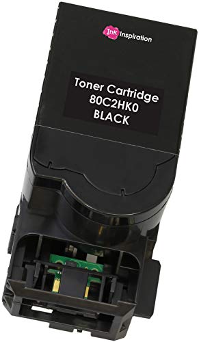 Schwarz Premium Toner kompatibel für Lexmark CX410de CX410dte CX410e CX510de CX510dew CX510dhe CX510dthe | 802H 802HK 80C2HK0 4.000 Seiten von Ink Inspiration