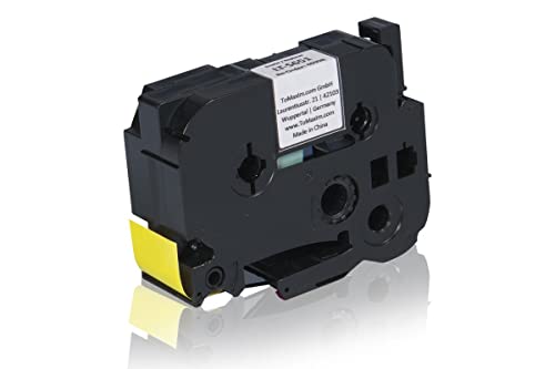 Inkadoo Brother TZEFX651 P-Touch Farbband schwarz auf Laminat 24mm x 8m Kompatibel passend für Brother P-Touch 2400 E 2420 PC 2430 PC Inkadoo Brother TZEFX651 P-Touch Farbband schwarz auf Laminat 24mm x 8m Kompatibel passend für Brother P-Touch 2400 E 2420 PC 2430 PC von Inkadoo