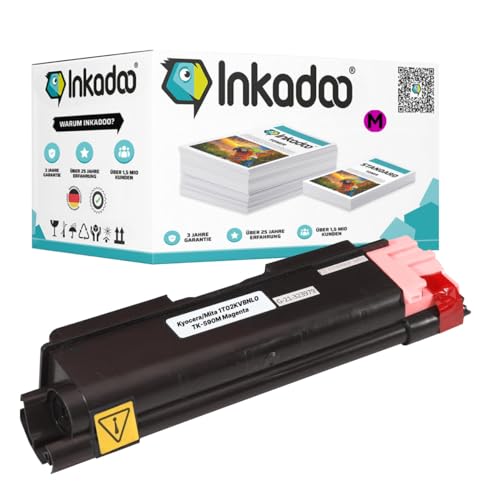 Inkadoo Kompatibel Toner für Kyocera 1T02KVBNL0 / TK-590M XL M XL ECOSYS M 6026 CDN FS-C 2126 MFP FS-C 2100 Series ECOSYS M 6526 cidn FS ca. 10.000 Seiten Tonerkartusche, Tonerpatronen, Drucker Toner von Inkadoo