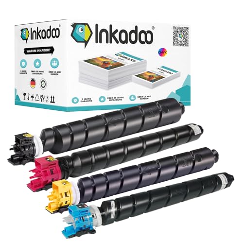 Inkadoo Kompatibel Toner für Kyocera 1T02RL0NL0 / TK8335 enthält 4X Tonerkartusche Multipack CS 3252 ci Kyocera - TASKalfa 3252 ci TASKalfa 3253 ci ca. 70.000 Seiten Tonerpatronen, Drucker Toner Inkadoo Kompatibel Toner für Kyocera 1T02RL0NL0 / TK8335 enthält 4X Tonerkartusche Multipack CS 3252 ci Kyocera - TASKalfa 3252 ci TASKalfa 3253 ci ca. 70.000 Seiten Tonerpatronen, Drucker Toner von Inkadoo