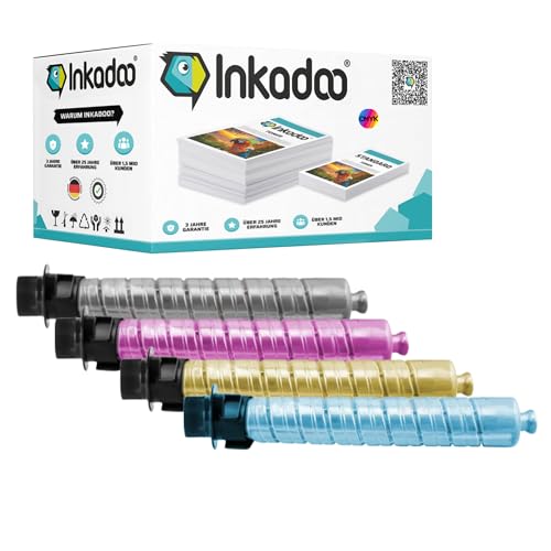 Inkadoo Kompatibel Toner für Ricoh 842255 Multipack IM C 3500 Series IM C 3500 IM C 3000 A IM C 3500 A IM C 3000 ca. 88.000 Seiten Tonerkartusche, Tonerpatronen, Drucker Toner von Inkadoo