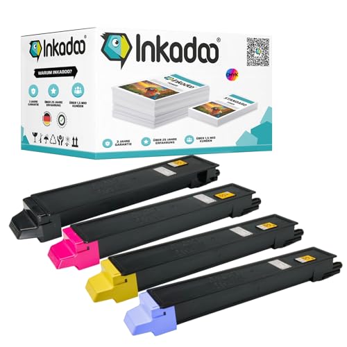 Inkadoo Kompatibel Toner für Utax 65251101x enthält 4X Tonerkartusche Multipack CDC 5520 256 Ci CDC 5525 206 Ci Triumph-Adler - DCC 6525 256 Ci ca. 30.000 Seiten Tonerpatronen, Drucker Toner Inkadoo Kompatibel Toner für Utax 65251101x enthält 4X Tonerkartusche Multipack CDC 5520 256 Ci CDC 5525 206 Ci Triumph-Adler - DCC 6525 256 Ci ca. 30.000 Seiten Tonerpatronen, Drucker Toner von Inkadoo