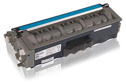 Inkadoo Toner für Brother TN-320Y XLTN320 Y Cyan MFC-9460 CDN HL-4140 CN HL-4570 CDW MFC-9970 CDW DCP-9270 CDN Tonerkartusche, Tonerpatronen, Drucker Toner von Inkadoo