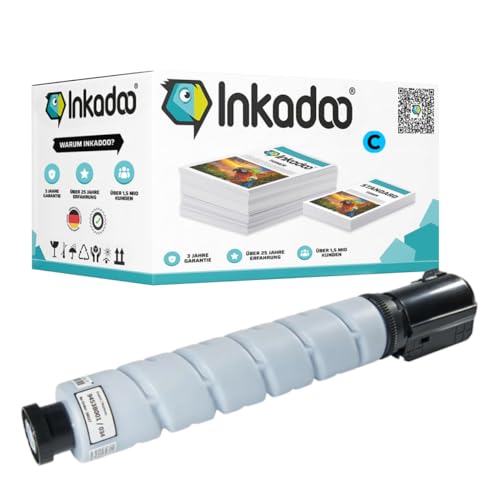 Inkadoo Toner für Canon 9453B001 / 034 Kompatibel IR-C 1225 iF imageRUNNER C 1200 Series imageRUNNER C 1225 i-SENSYS MF 810 CDN Tonerkartusche, Tonerpatronen, Drucker Toner von Inkadoo