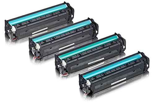 Inkadoo Toner für HP CB540A + CF373AM Color Laserjet CP 1513 Color Laserjet cm 1312 Ei MFP Color Laserjet CP Tonerkartusche, Tonerpatronen, Drucker Toner von Inkadoo